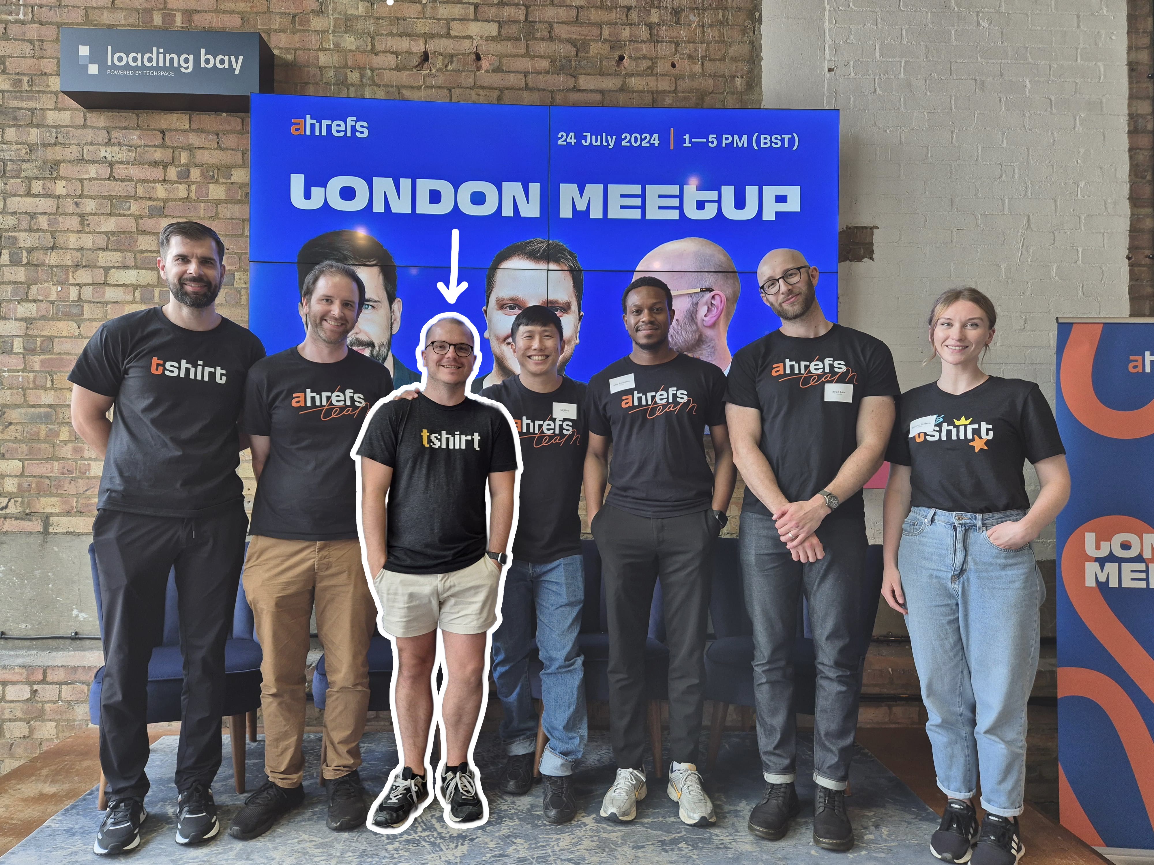 Josh at Ahrefs London Meetup
